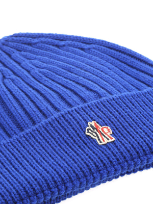 Moncler Grenoble Logo Patch Beanie