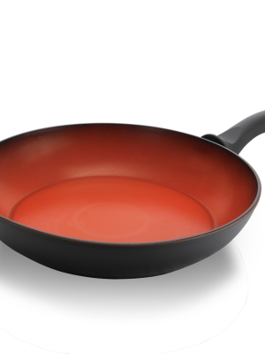 Gibson Tosca Terra-cotta 11 Inch Aluminum Frying Pan