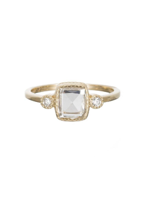 Square Rc Diamond Elevate Ring