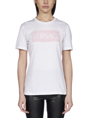 Versace Logo Printed T-shirt