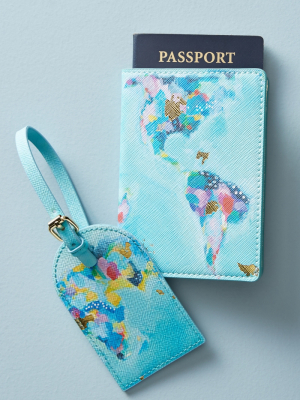 Nikki Cade Map Maker Passport Holder