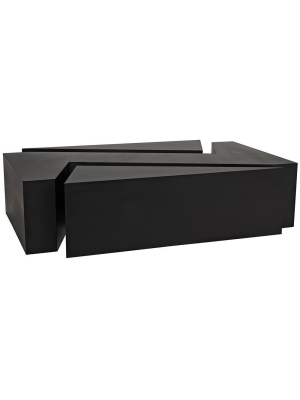 Noir Element Black Metal Coffee Table