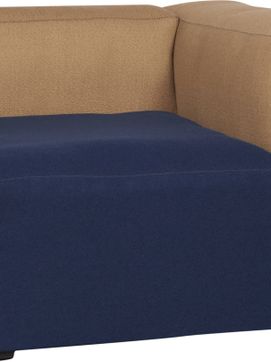 Hay Mags Soft Modular Sofa – Beige/blue – Right Corner