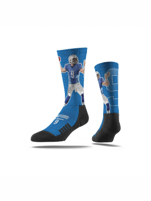 Nfl Detroit Lions Matthew Stafford Premium Socks - M/l