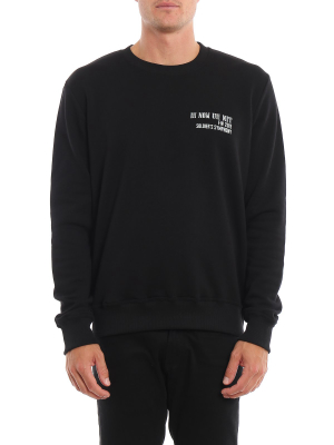 Ih Nom Uh Nit Logo Print Crewneck Sweater