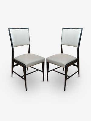 Pair Of Occasional Chairs Attributed To Gio Ponti