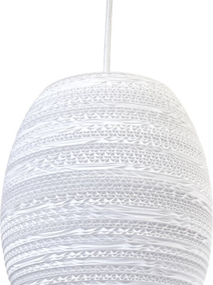 Oliv Scraplight Classic Series - White Pendant Light