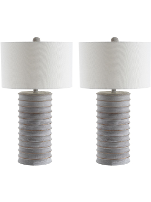 Melina Table Lamp (set Of 2) - Safavieh