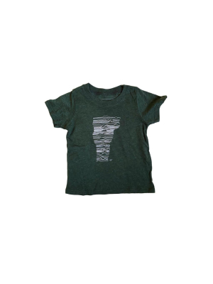 Kid&#x27;s Mountains Of Vermont Shirt In Heather Pine