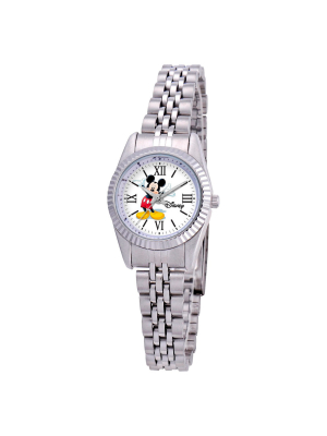 Women's Disney Mickey Mouse Status Watch - Silver