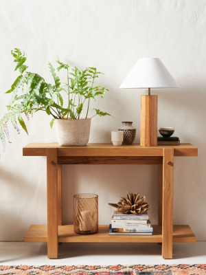 Sinclair Oak Console Table