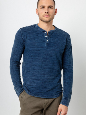 Rails Men's Skhi Henley - Dark Wash