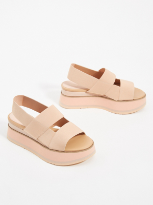 Paloma Barcelo Platform Slingback Sandals