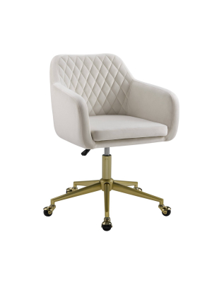 Imogen Quilted Office Chair - Linon