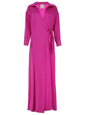 L'autre Chose Wrap Maxi Dress