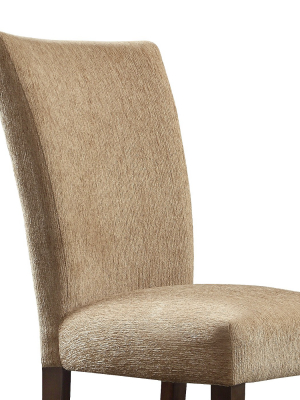 Set Of 2 Quinby Parson Chenille Dining Chair Tan - Inspire Q