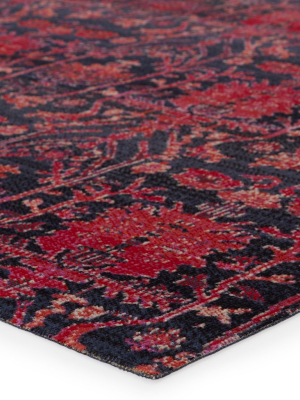 Genesee Indoor/outdoor Trellis Red & Blue Rug