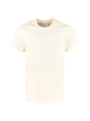 Helmut Lang Logo Embroidered T-shirt