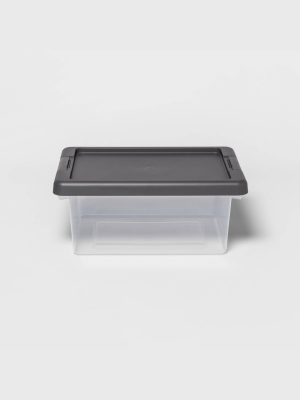 Small Clear Latching Storage Bin - Made By Design™