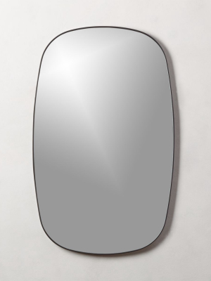 Infinity Black Oblong Wall Mirror