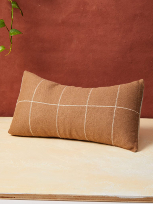 Anni Wool Lumbar Pillow - Cedar