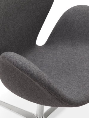 The Swan - The Swan Chair, Dark Gray