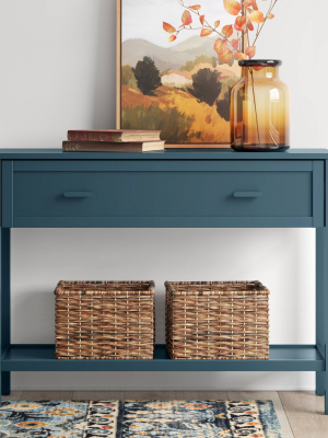 Newberry Console Table With Drawer Blue - Threshold™