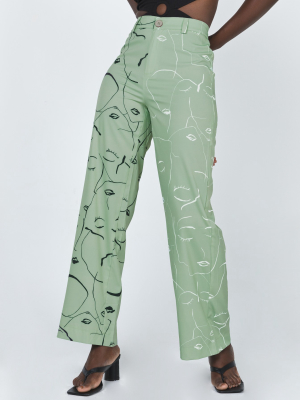 Face It Pants Green