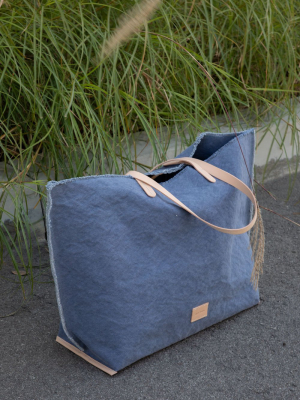 Hana  Canvas Boat Bag - Horizon