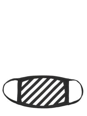 Off-white Diag Striped Face Mask