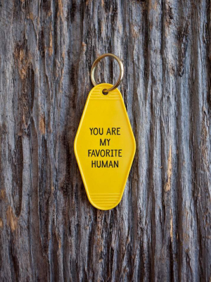 Favorite Human Keytag