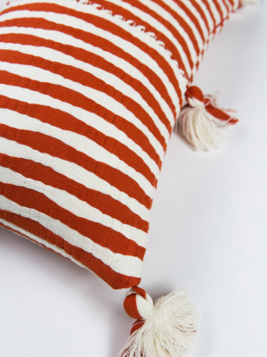 Antigua Pillow - Tomato Red