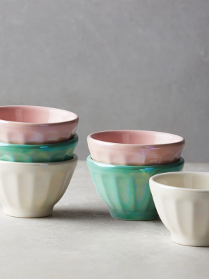 Mini Lustered Latte Bowl Set