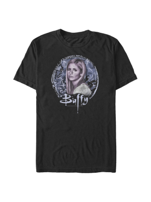 Men's Buffy The Vampire Slayer Pentagram Frame T-shirt