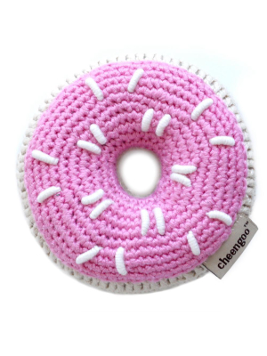 Cheengoo Donut Rattle - Pink