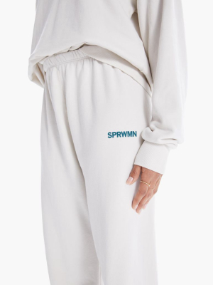 Sprwmn Tiny Logo Sweatpant - Off White