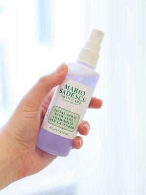 Mario Badescu Facial Spray With Aloe, Chamomile And Lavender 4 Oz