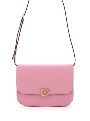 Salvatore Ferragamo Gancini Flap Crossbody Bag