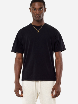 Cotton Cashmere Crew / Black