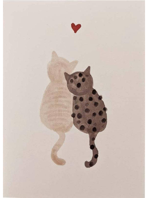 Purrfect Love Greeting Card