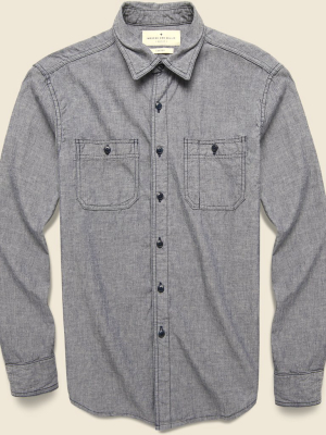 Carter Chambray Shirt - Grey