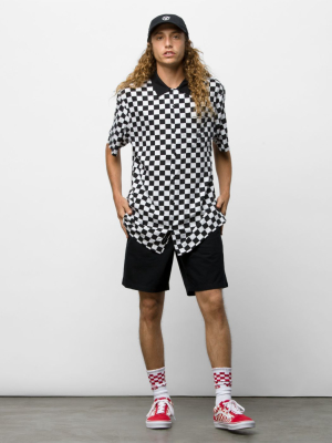 Checker Camp Short Sleeve Buttondown Shirt