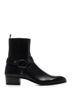 Saint Laurent Wyatt Harness Boots