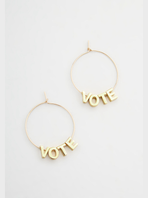 Let Freedom Earring Hoops