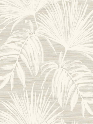 Overgrown Botanical Wallpaper In Taupe By Walls Republic