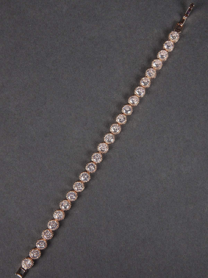 Danna Rose Gold Tennis Bracelet