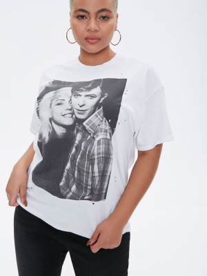 Plus Size Blondie & Bowie Graphic Tee