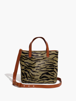 The Small Transport Crossbody In Leopard Calf Hair