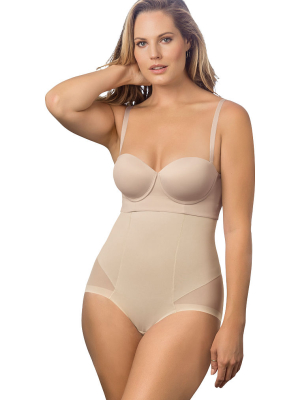 Leonisa Shapewear Extra High-waist Sheer Sculpting Shaper Panty