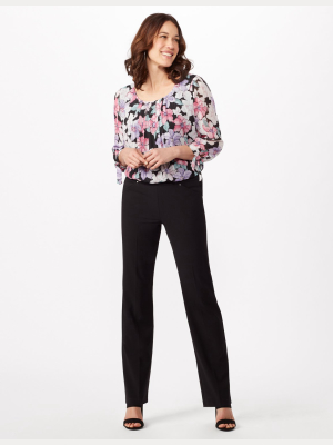 Roz & Ali Secret Agent Pants With Cateye Rivets - Tall Length